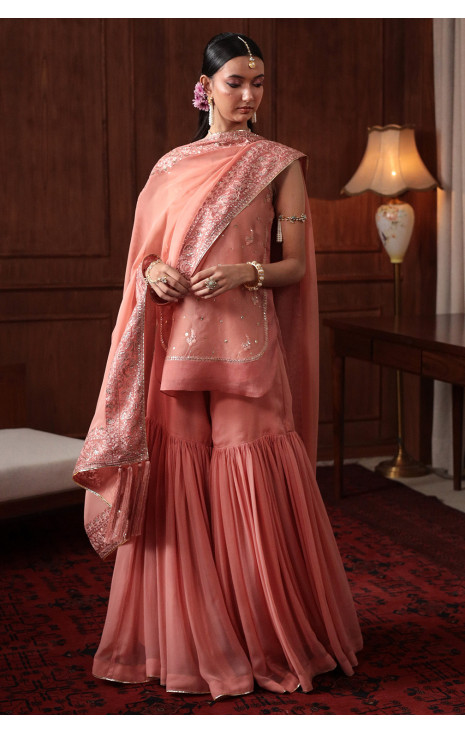 Peach Pink Outfit